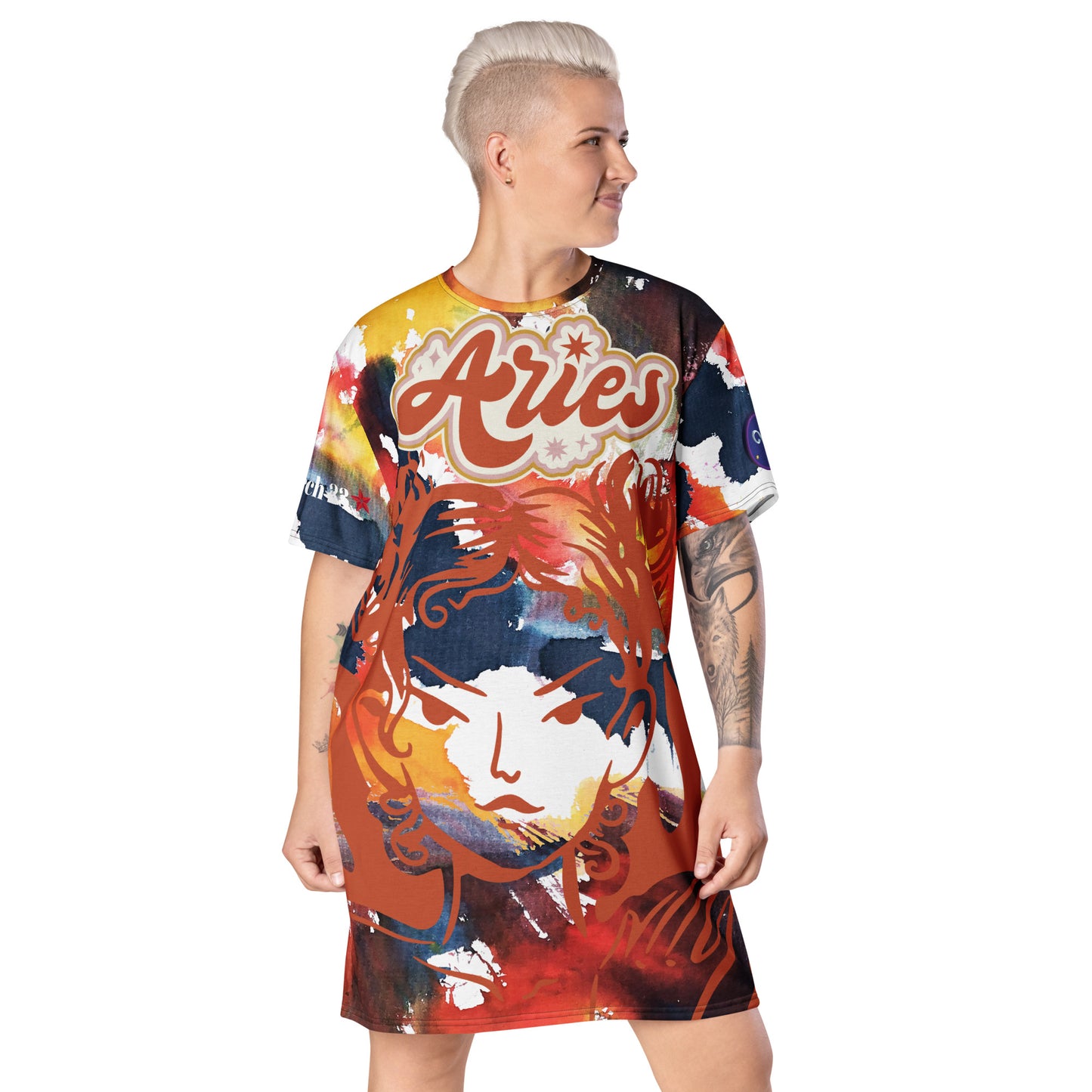 Aries T-shirt dress