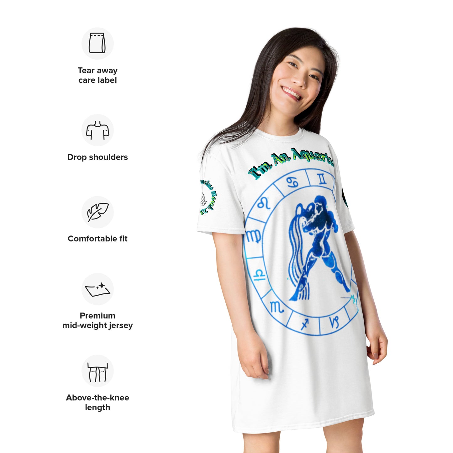 T-shirt dress/I'mAnAquarius