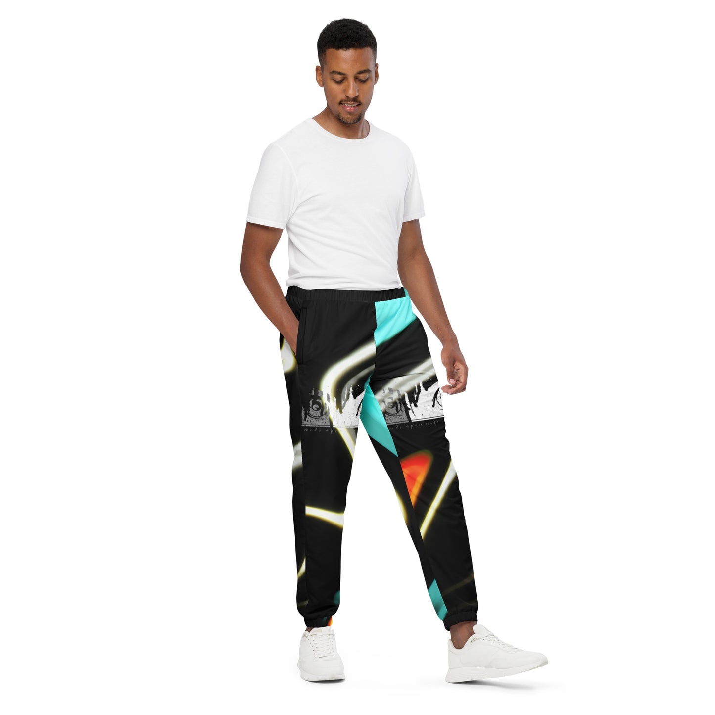 Anime Eyes Unisex track pants created with kittl.com