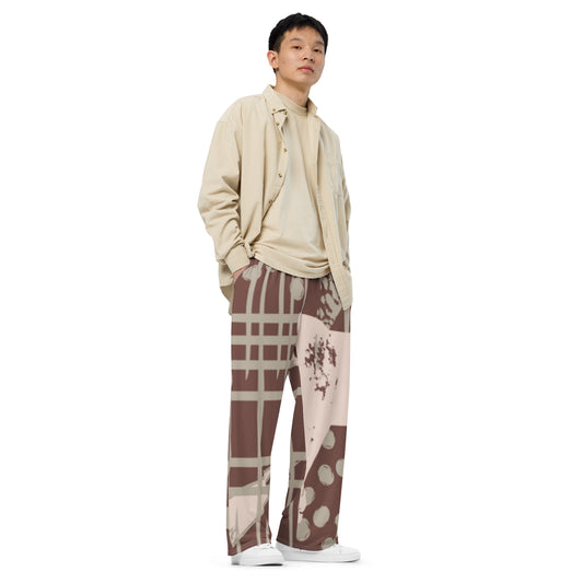 Geomertry My Dear All-over print unisex wide-leg pants