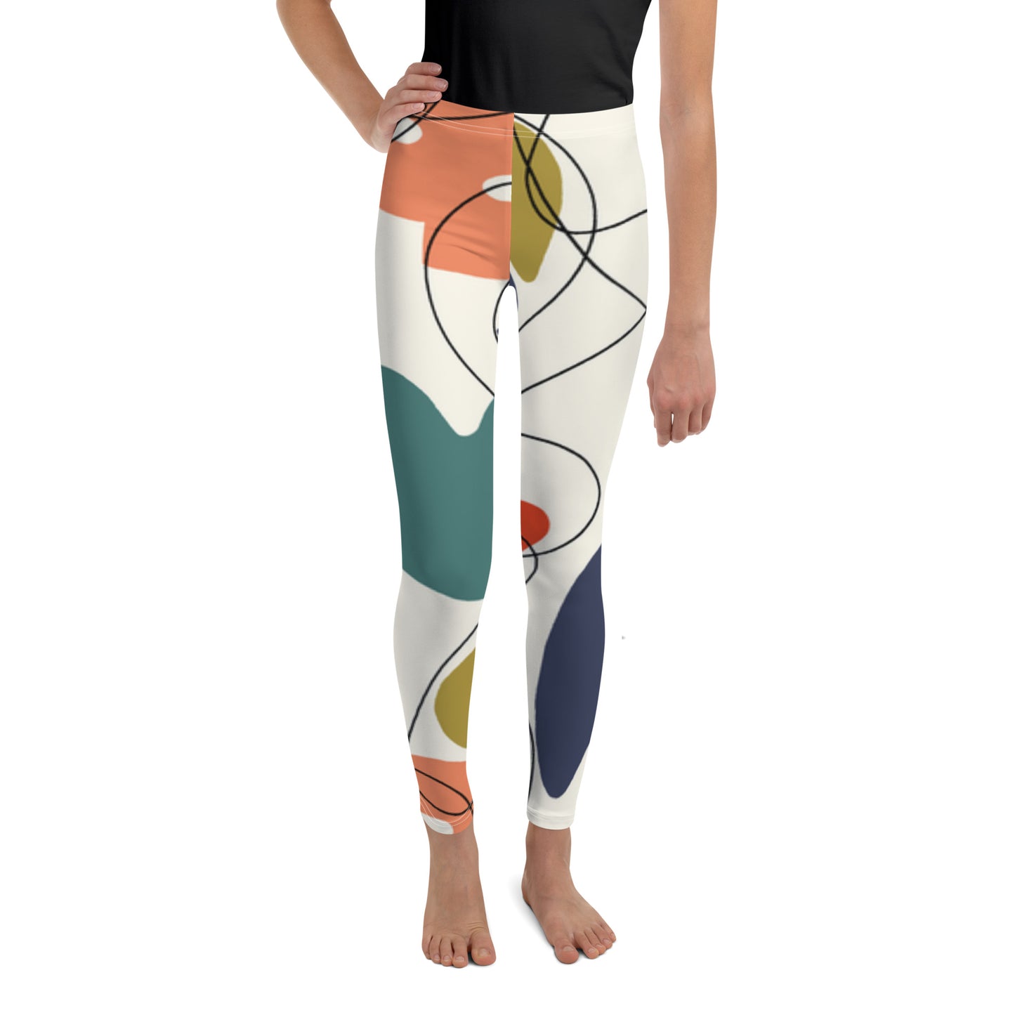 Geometric Life Youth Leggings