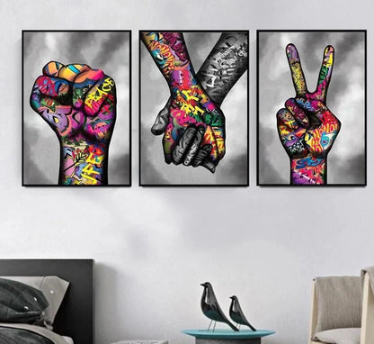 Hand Modern Home Living Room Decor Canvas Painting