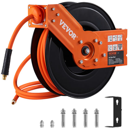 VEVOR Retractable Air Hose Reel, 50 FT
