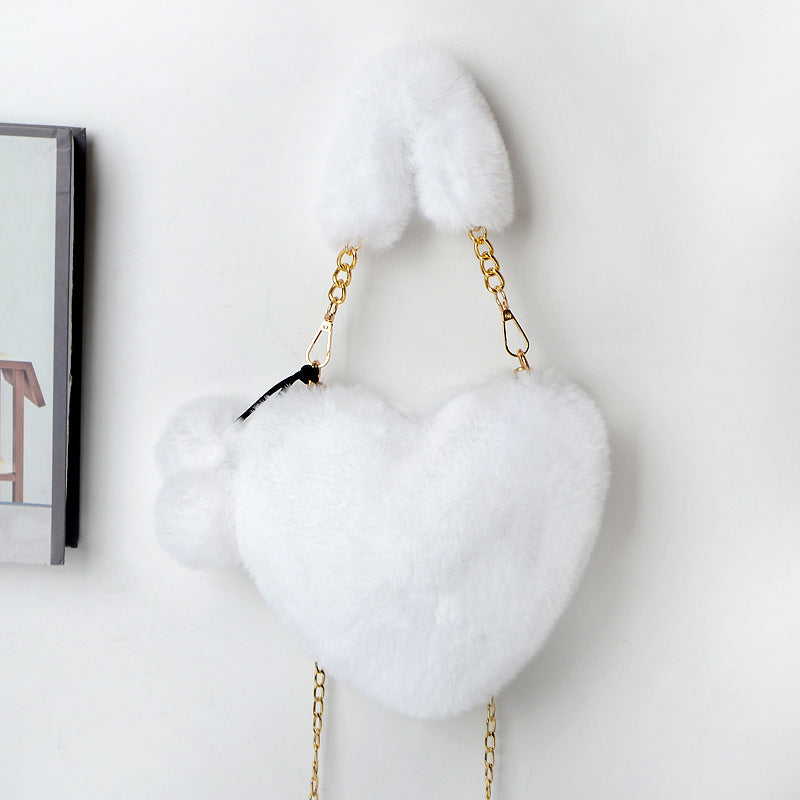 Love Bags Soft Plush Women Valentine's Day Bag