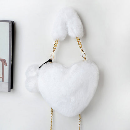 Love Bags Soft Plush Women Valentine's Day Bag