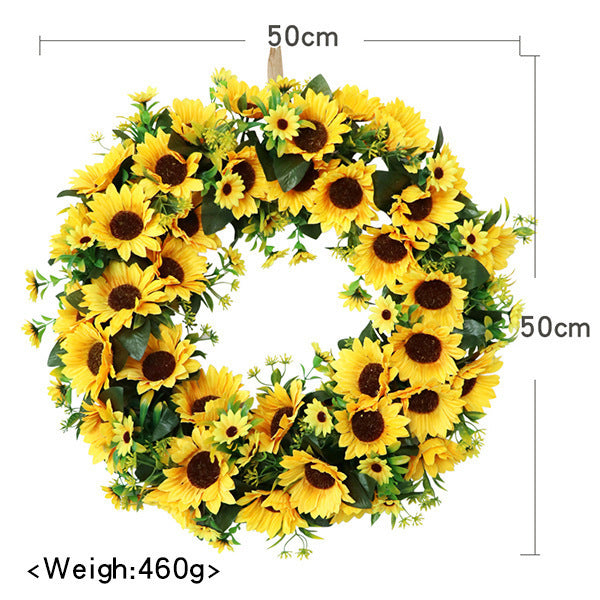 Sunflower Home Garland Door Decoration