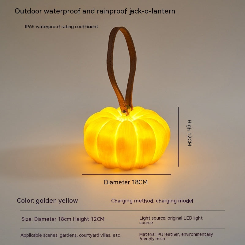 Outdoor Solar Pumpkin Lights