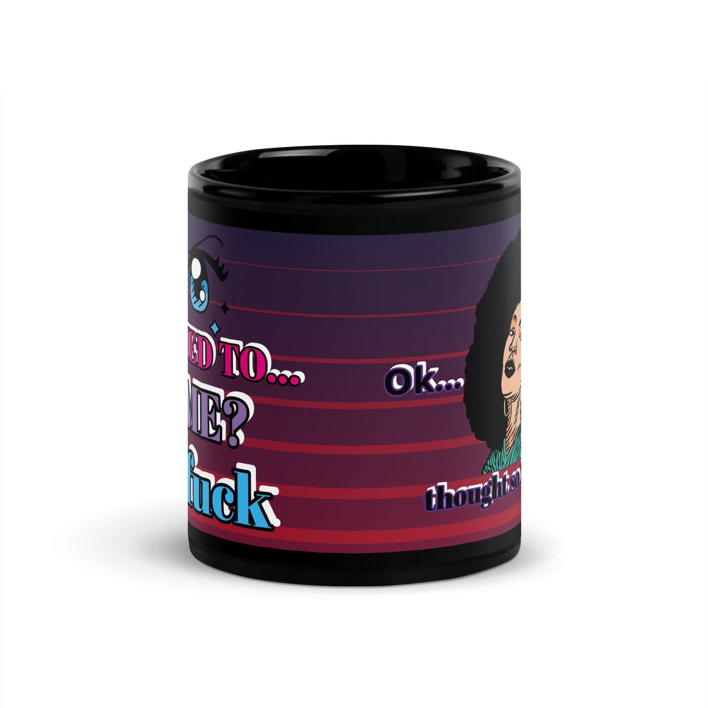 Black Glossy Mug