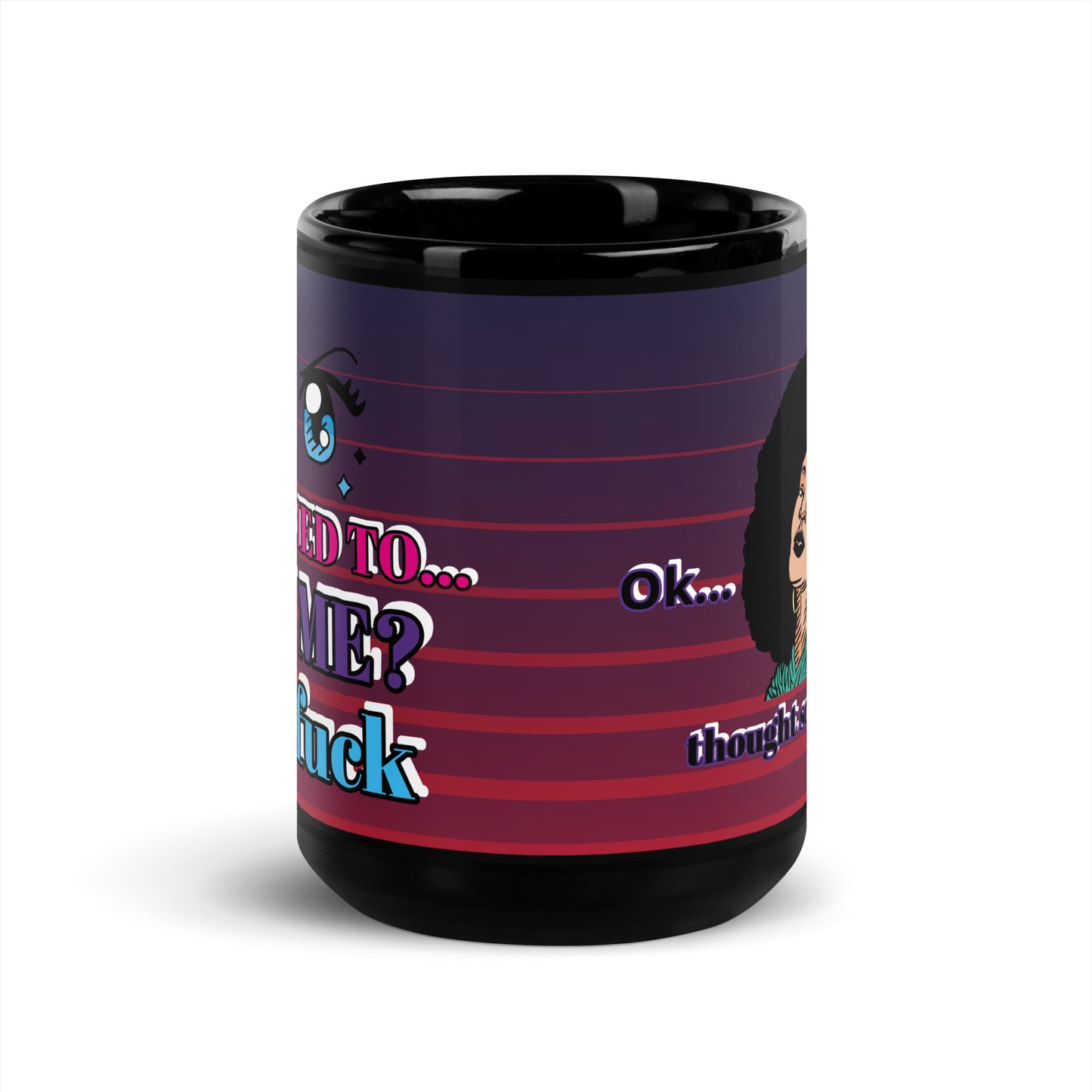 Black Glossy Mug