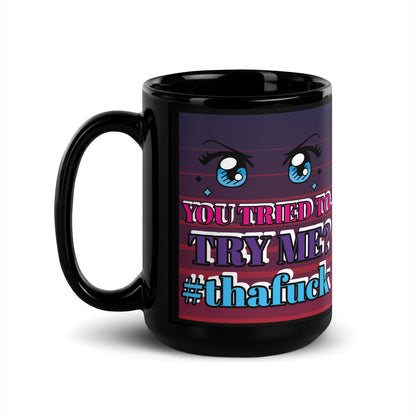 Black Glossy Mug