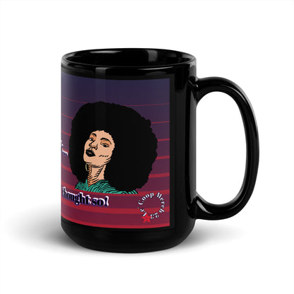 Black Glossy Mug