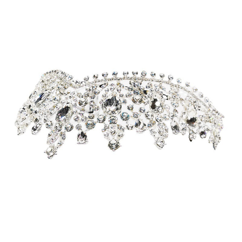 Rhinestone Crown Wedding Tiara