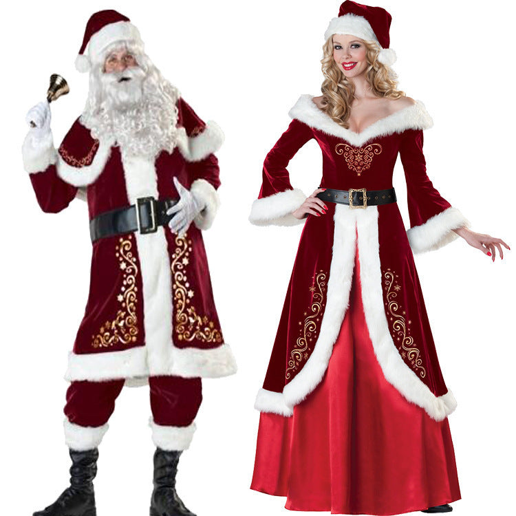 Couples' Mr. & Mrs. Clause Costume