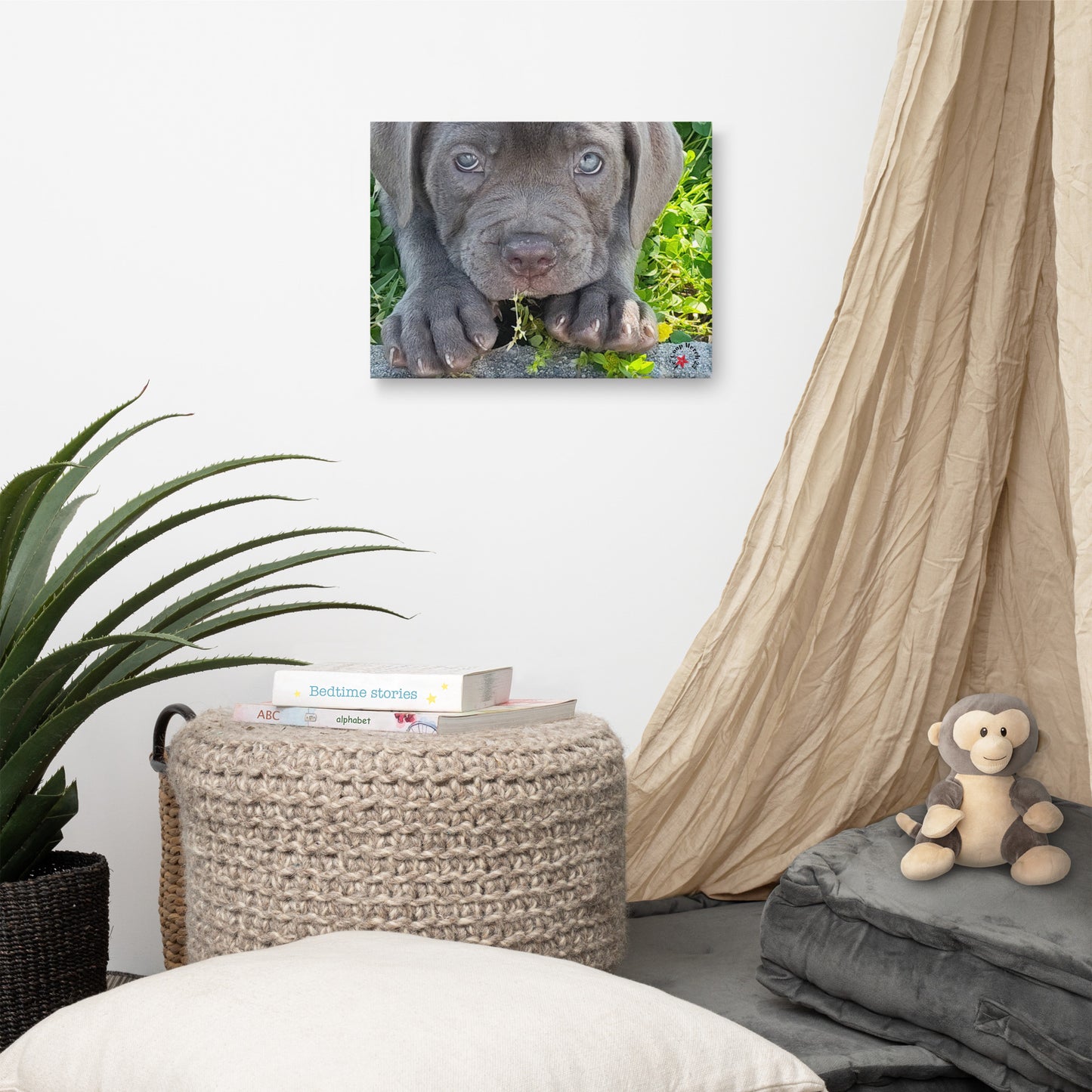 Puppy Love Canvas