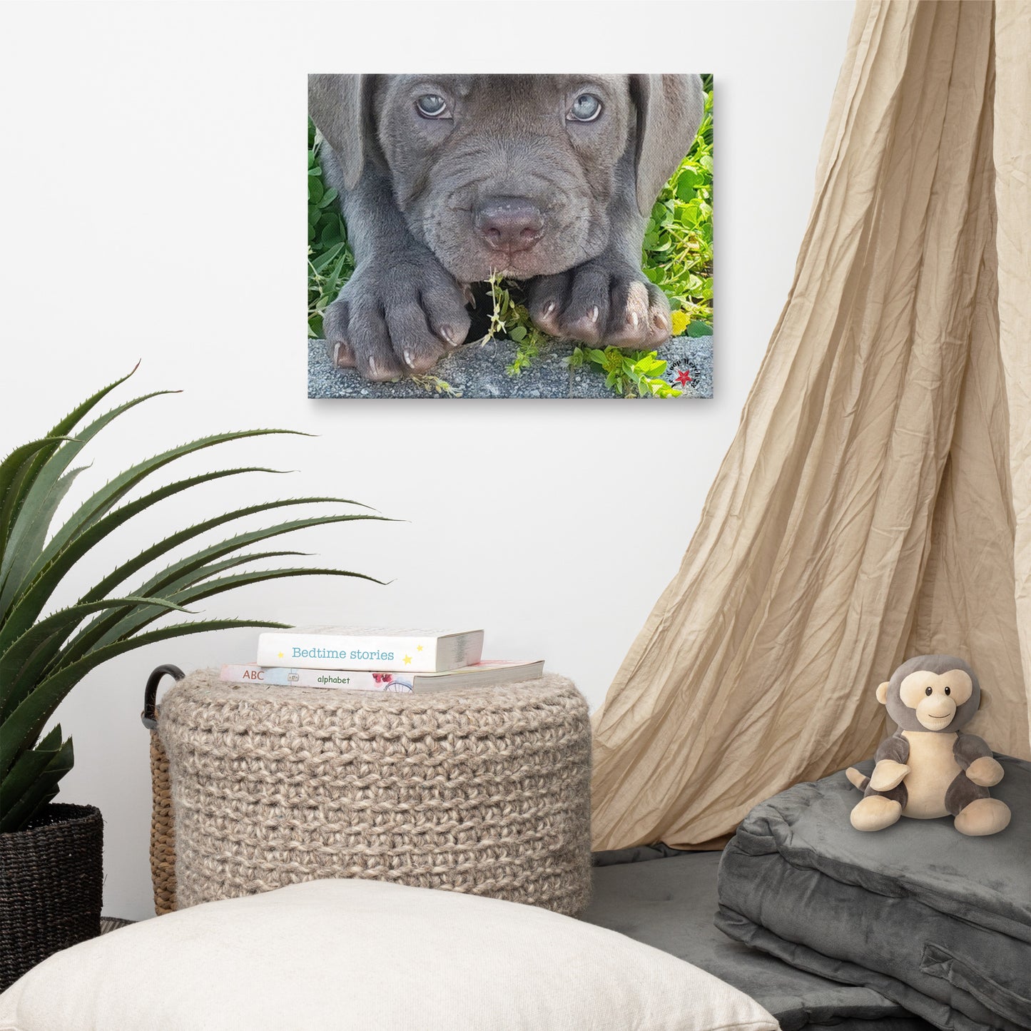 Puppy Love Canvas