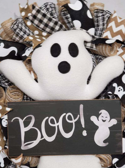 Cross-border Halloween Ghost Garland Cute Boo