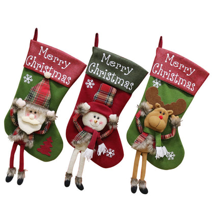 Xmas Big Stockings Set Decorations