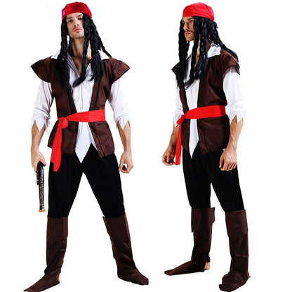 Couples Pirate Cosplay Halloween Costumes