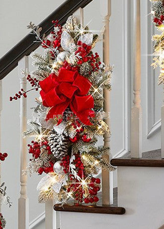 Home Scene Layout Stair Garland Decoration