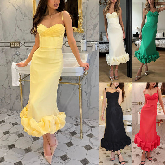 Women's Slim Fit Sling Dress