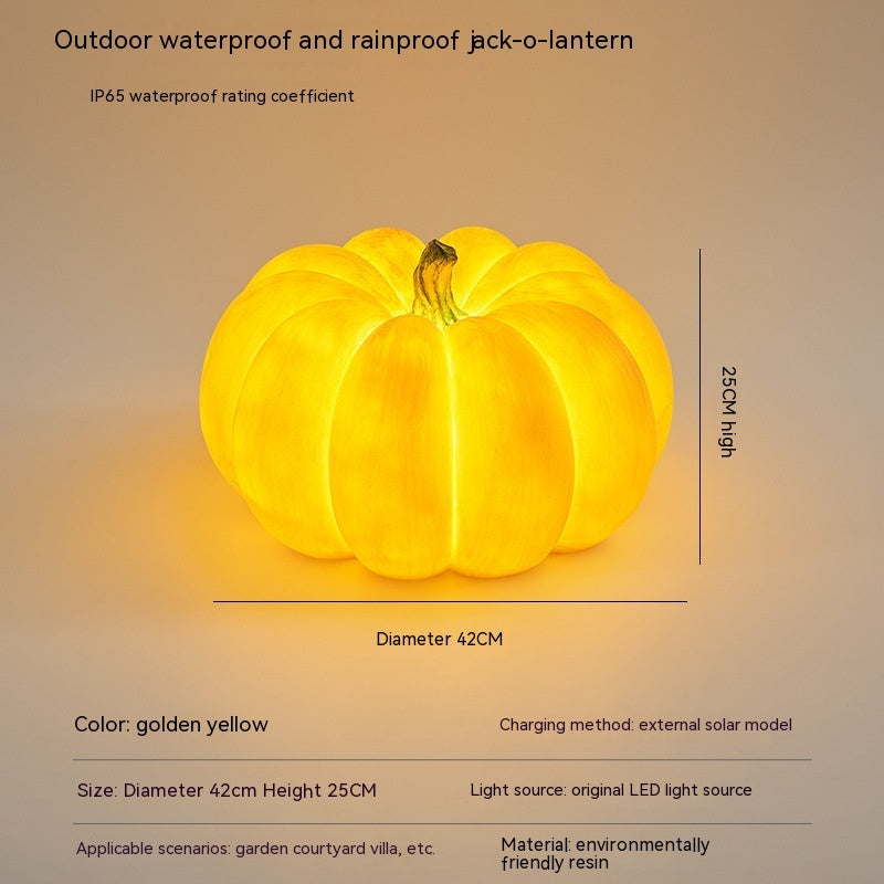 Outdoor Solar Pumpkin Lights