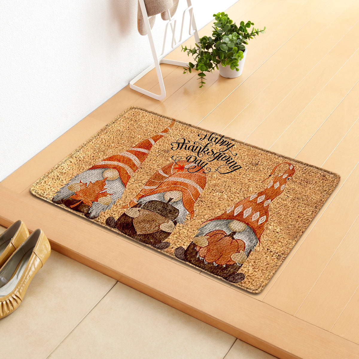 Thanksgiving Day Fall Autumn Pumpkin Doormat