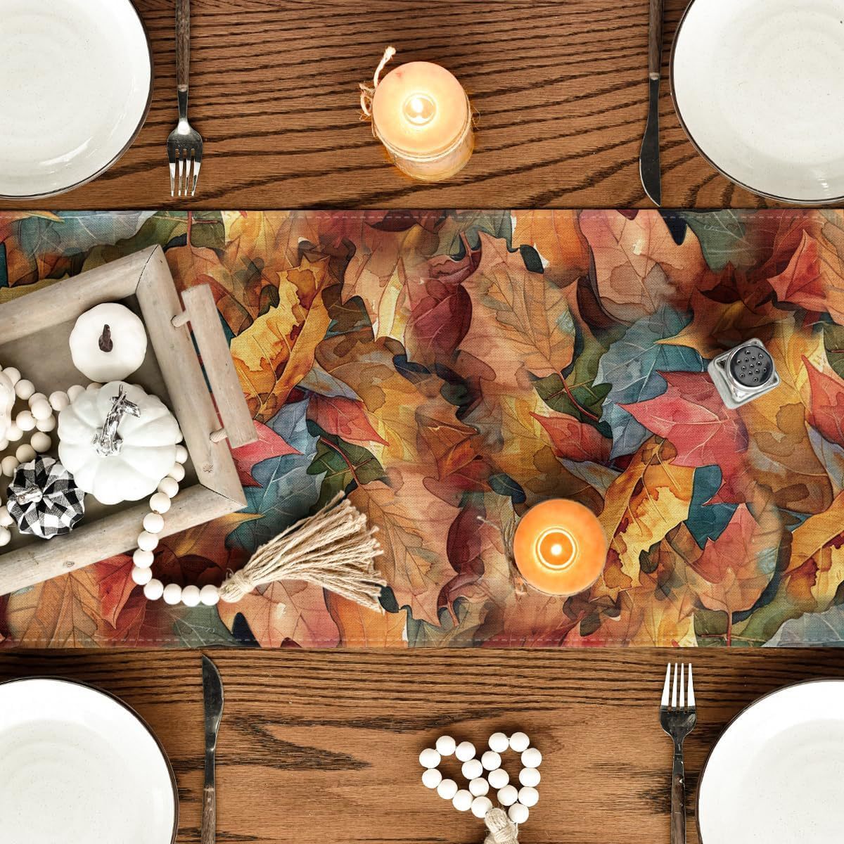 Autumn Thanksgiving Atmosphere Decorative Table Cloth