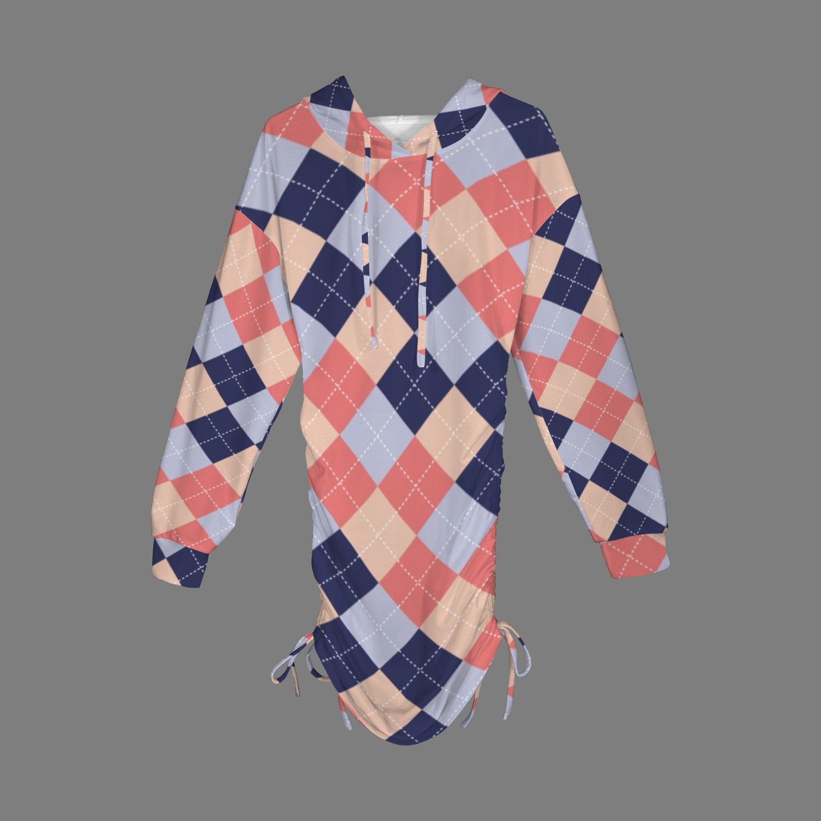 Plaid Hooded Dress