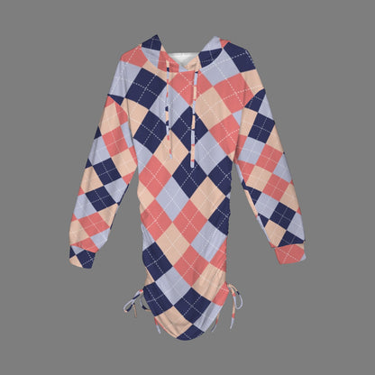 Plaid Hooded Dress