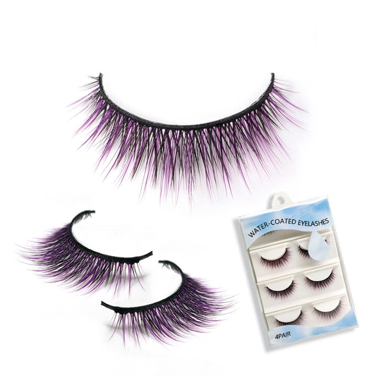No Need For Glue Eyelashes, It Sticks Instantly When It Meets Water