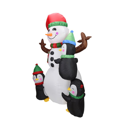 Inflatable Christmas Snowman LED