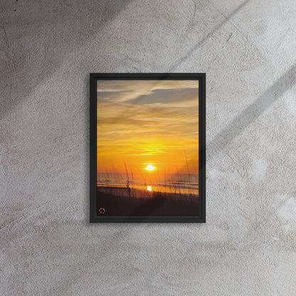 A Walk Amongst Myrtle Framed canvas