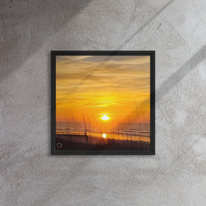 A Walk Amongst Myrtle Framed canvas