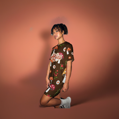 Aries mushroom T-shirt dress