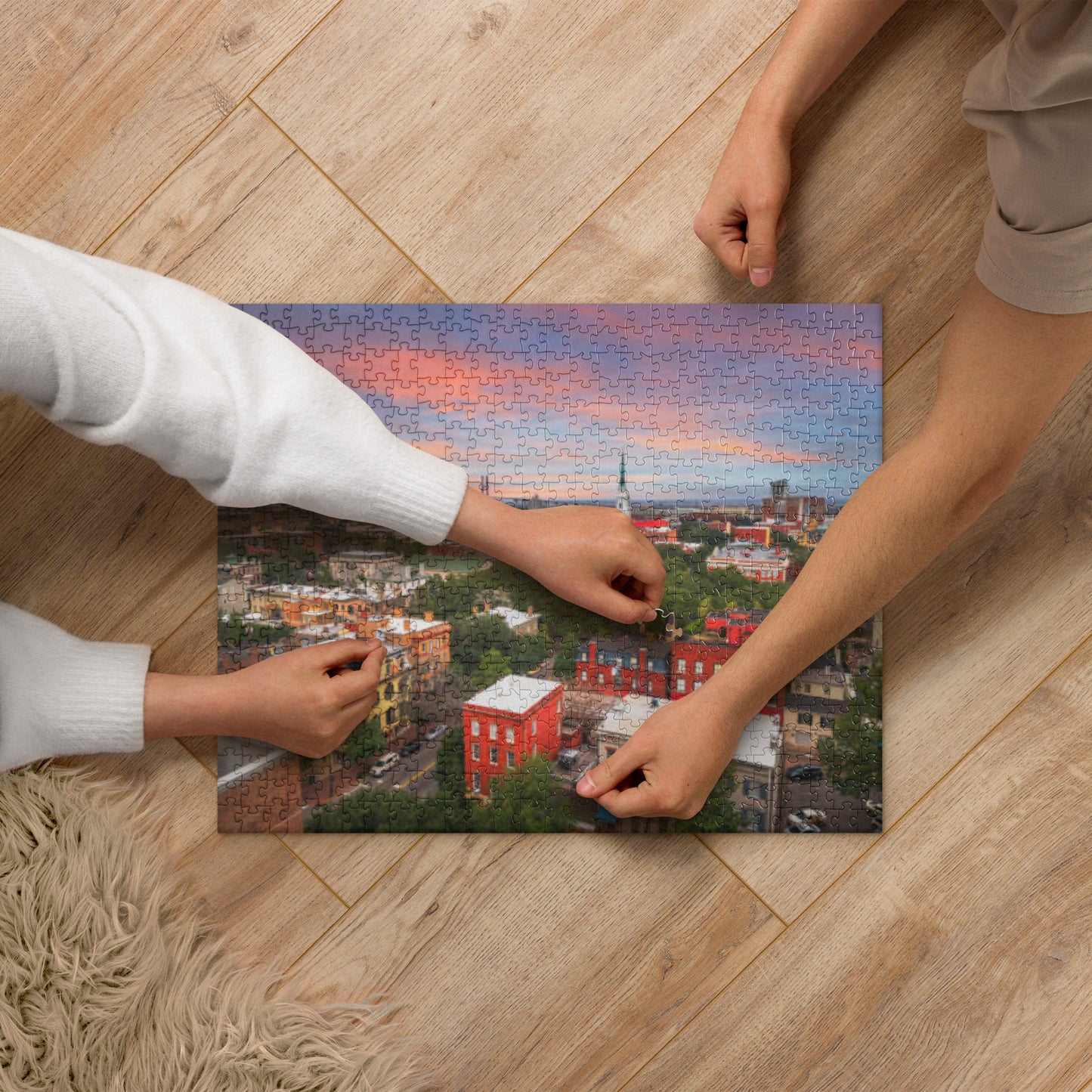 Savannah, Georgia Skyline Jigsaw puzzle