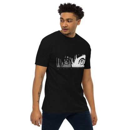 Anime Eye's Men’s premium heavyweight tee created with kittl.com