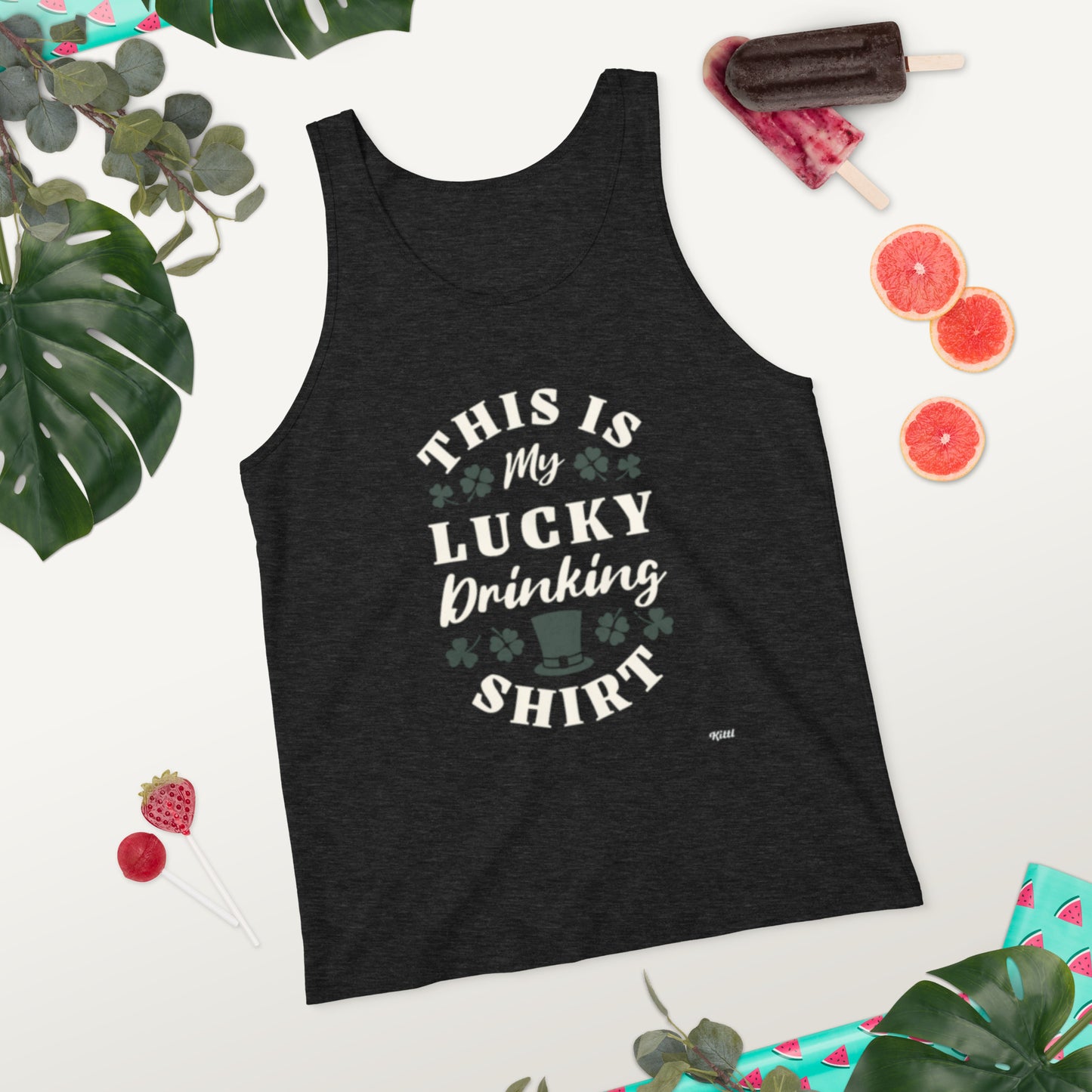 Lucky Drinking Shirt Men's Tank Top