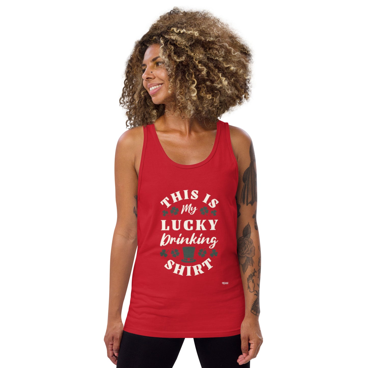 Lucky Drinking Shirt Men's Tank Top