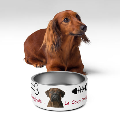 No Dog Hair Le' Coop Pet bowl