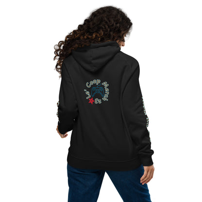 Gamer For Life Unisex eco raglan hoodie