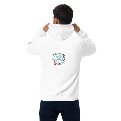 Gamer For Life Unisex eco raglan hoodie