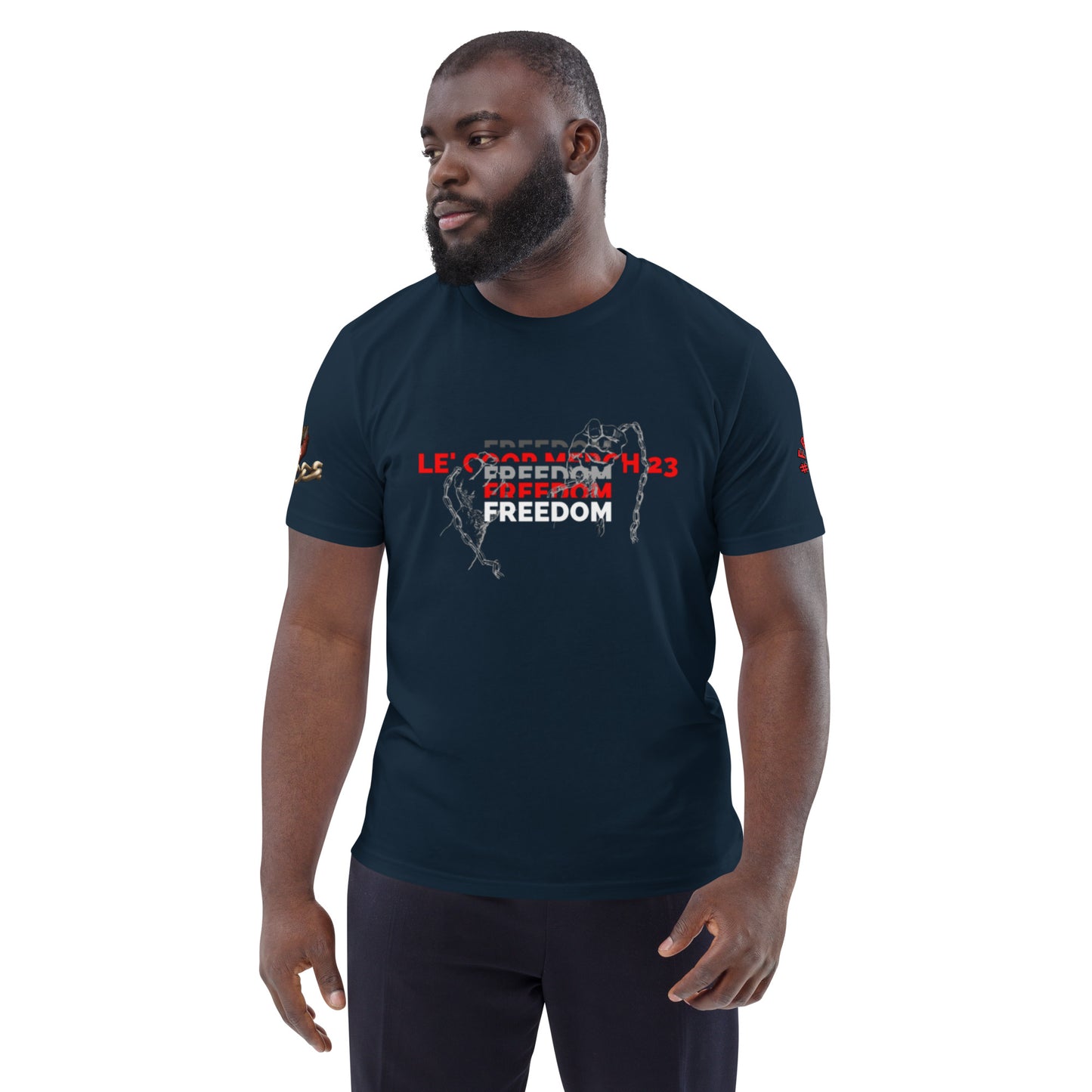 Le' Coop Merch 23 Freedom Unisex organic cotton t-shirt