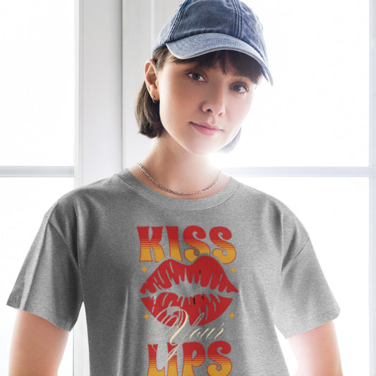 Kiss Your Lip's Women’s crop top