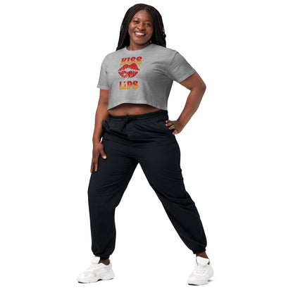 Kiss Your Lip's Women’s crop top