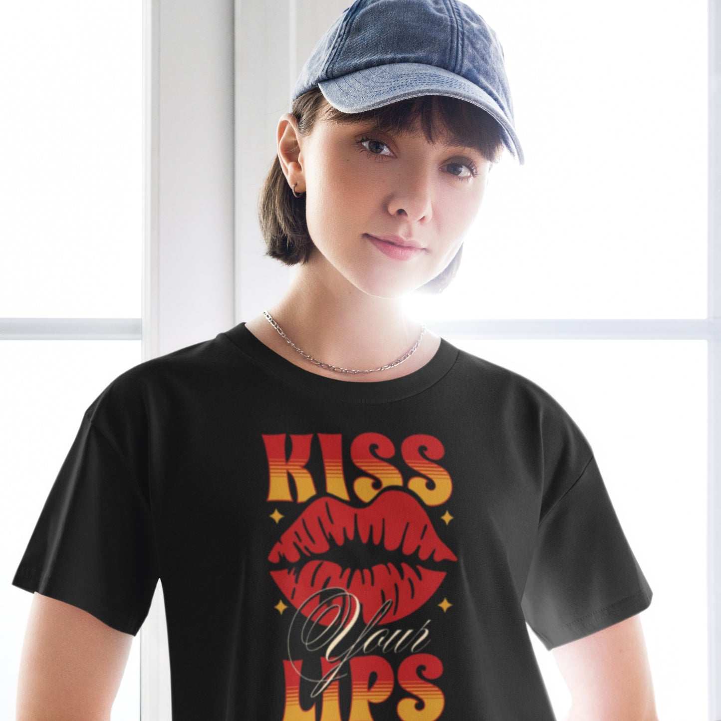 Kiss Your Lip's Women’s crop top