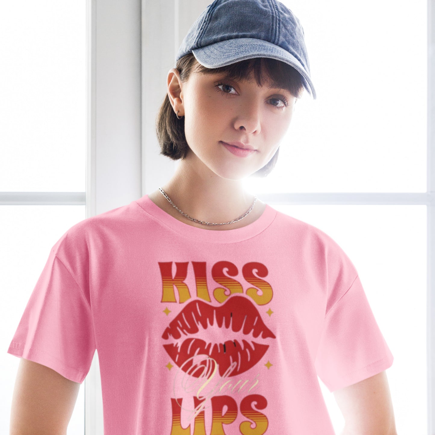 Kiss Your Lip's Women’s crop top