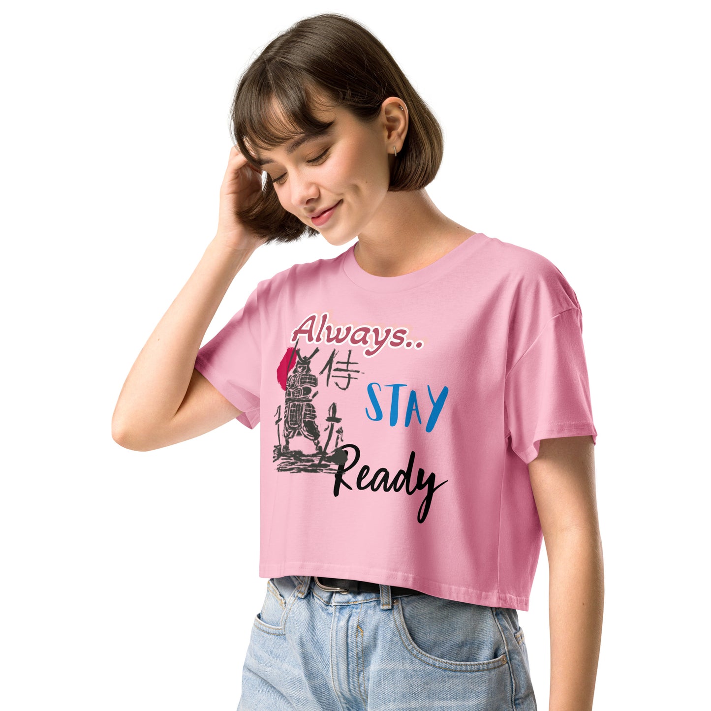 Always Stay Ready Women’s crop top