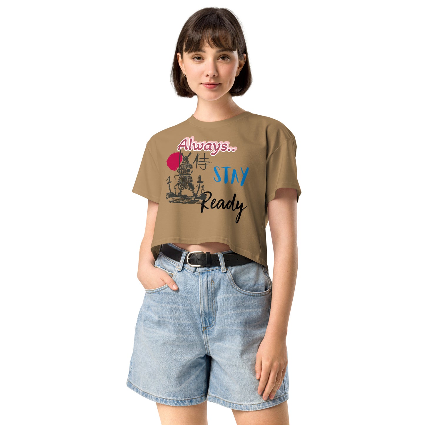 Always Stay Ready Women’s crop top