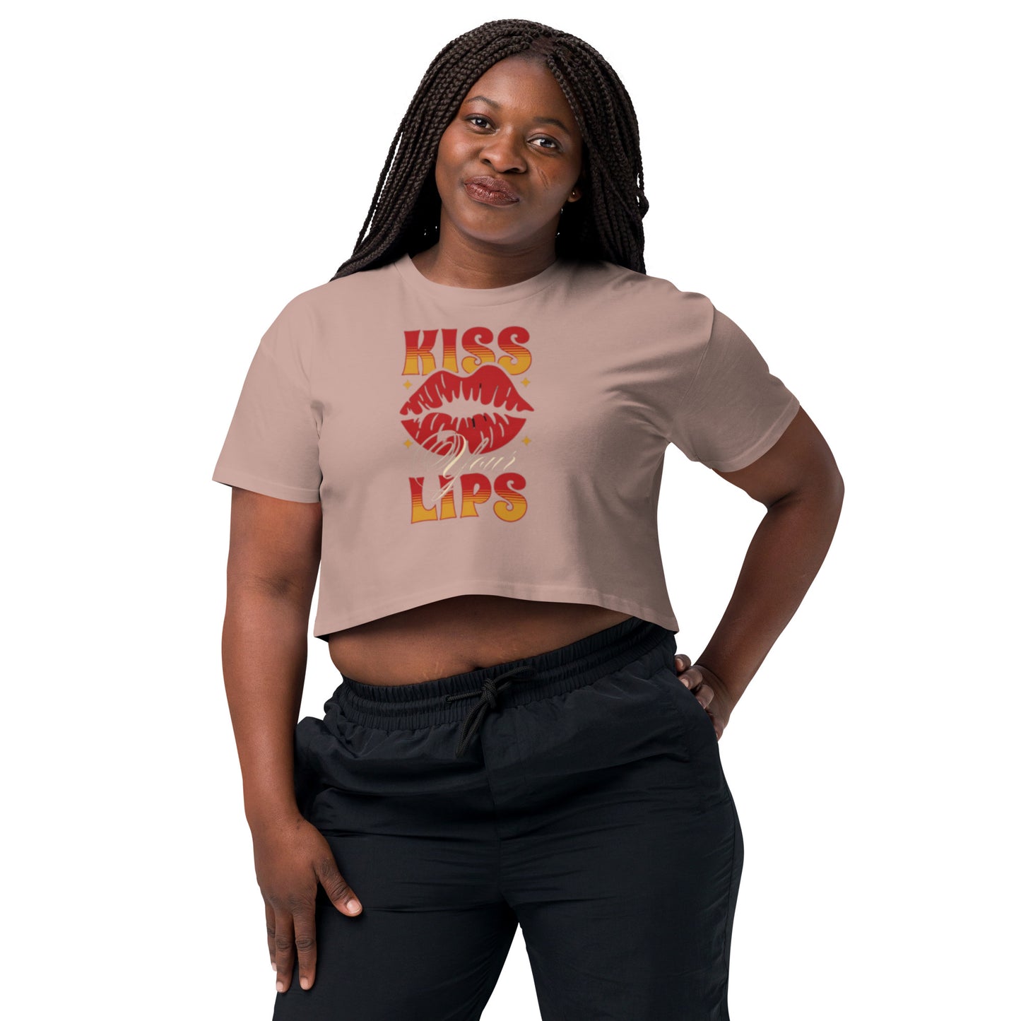 Kiss Your Lip's Women’s crop top