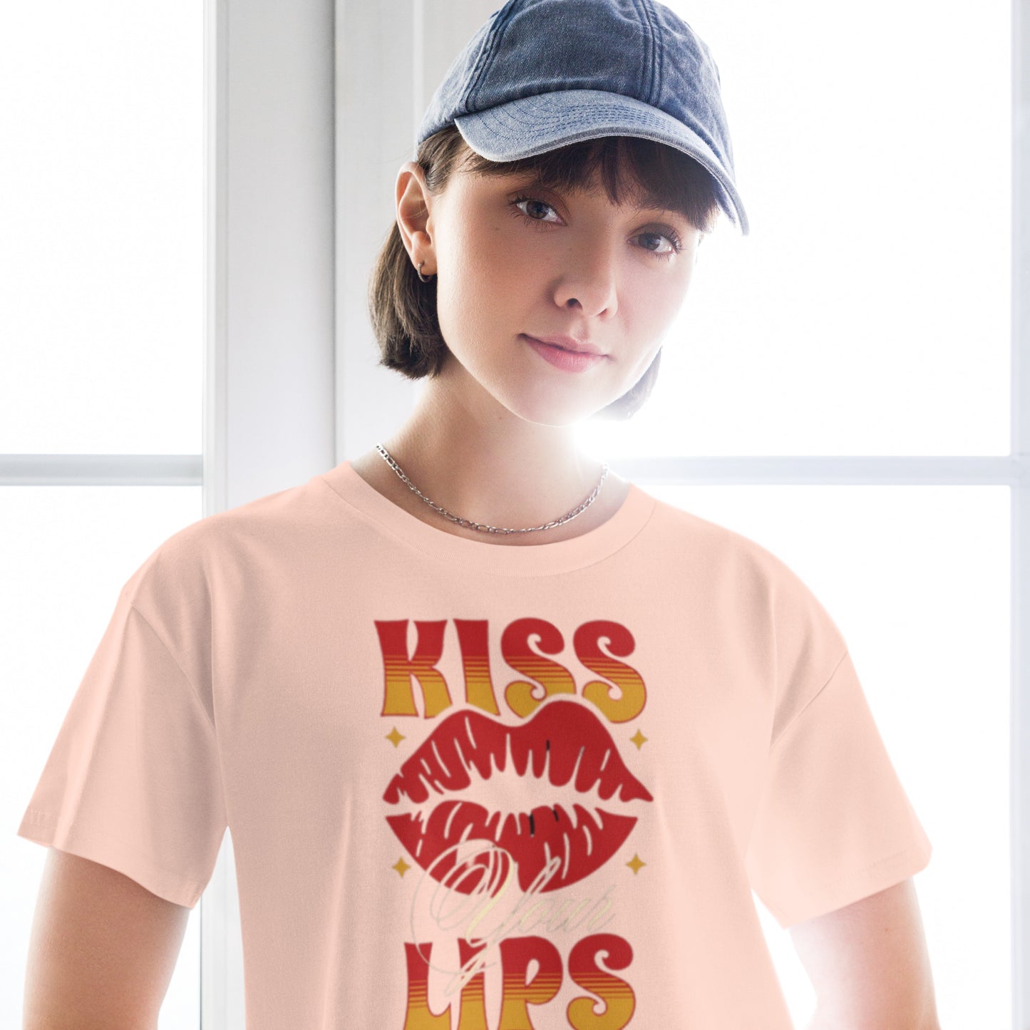 Kiss Your Lip's Women’s crop top